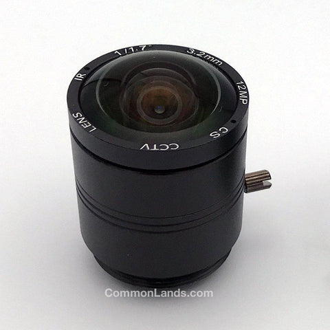 Wide-Angle 3.2mm CS Mount Lens