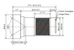 7mm M12 Lens S Mount Lens