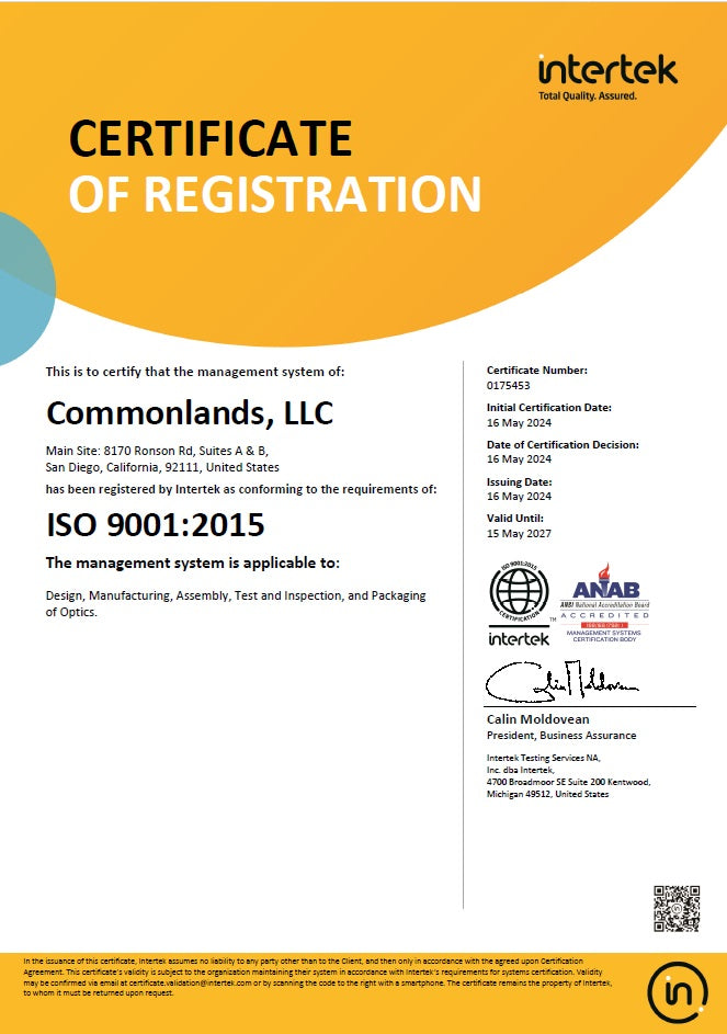 ISO 9001:2015 Certificate