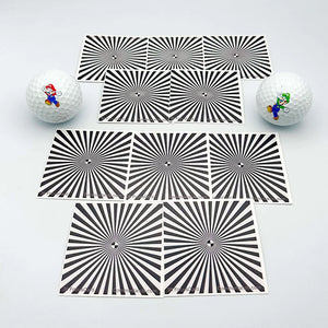 Camera Lens Focus Target Cards