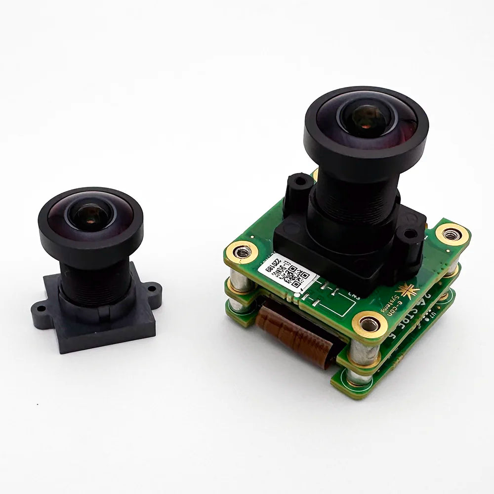 190°@6.8mm Fisheye M12 Lens for up to 8MP sensors
