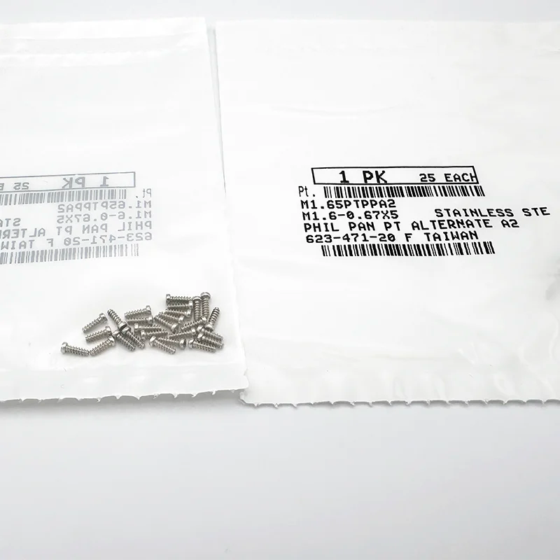 S-Mount Lens Holder Screws Phillips M1.6x5 (25) – Commonlands Optics