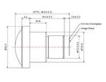 Stereographic Fisheye Lens M12 S Mount Lens