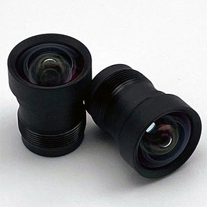 A 14MP 4mm M12 lens that is wide angle no distortion.