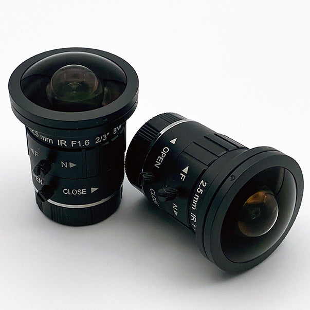 190⁰ CS-Mount Fisheye Lens | 4K+ Fisheye CCTV Lens | CIL725