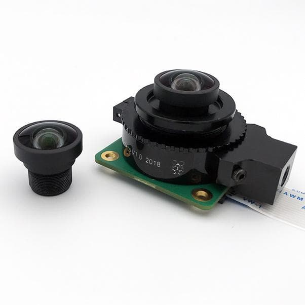 A 2.8mm M12 lens with a wide angle and no distortion for the RPi HQ Camera.