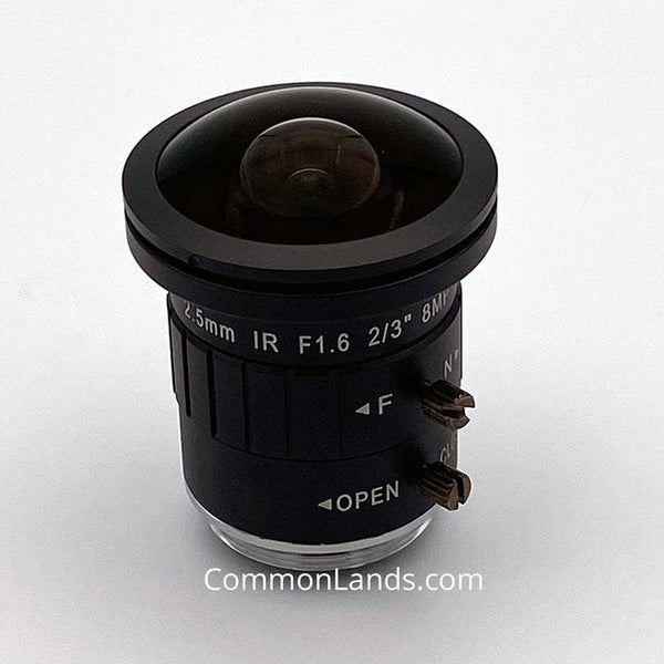 2.5mm Fisheye CS Mount Lens
