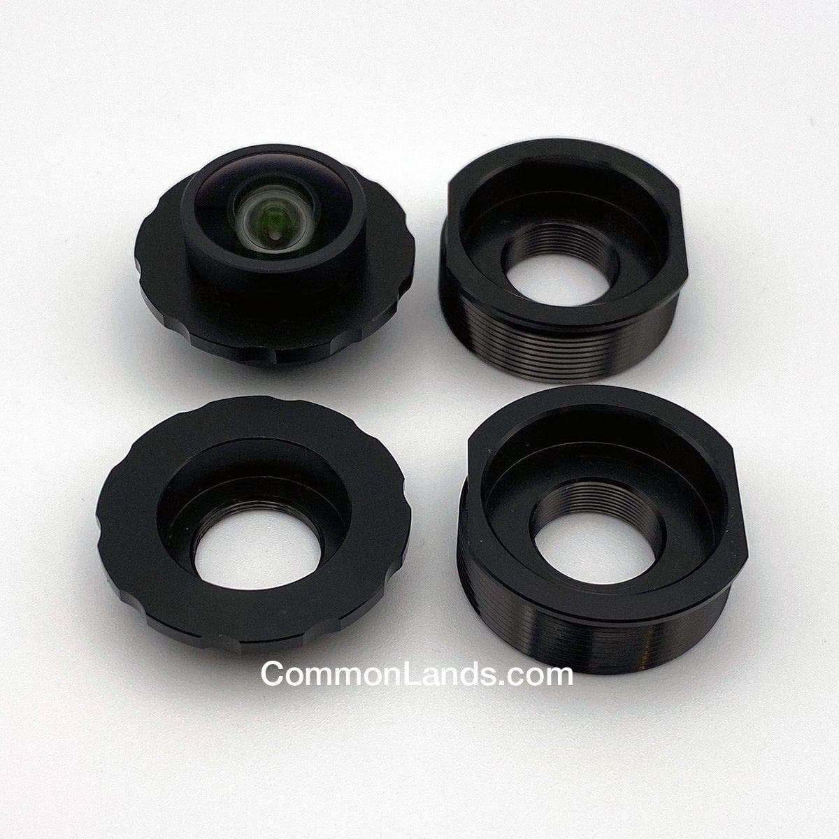 An adapter for M12 Lenses to C Mount Cameras. For S-Mount Lenses and C Mount cameras.