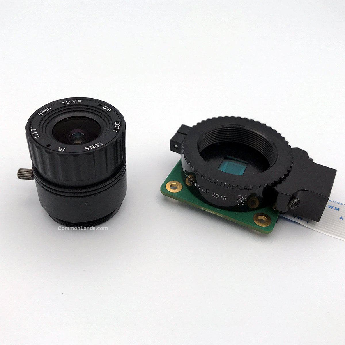 This is a 12MP+ wide angle 5mm CS-Mount Lens for 12MP+ CS Mount Cameras.