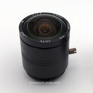 A 3.2mm CS Mount Lens for a Wide Lens Security Camera