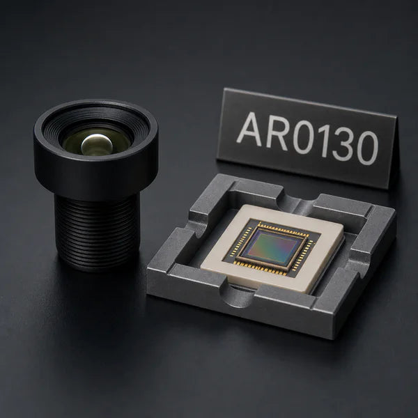 AR0130 image sensor with a recommended Commonlands lens and calculated field of view