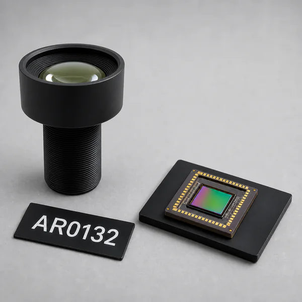 AR0132 image sensor with a recommended Commonlands lens and calculated field of view