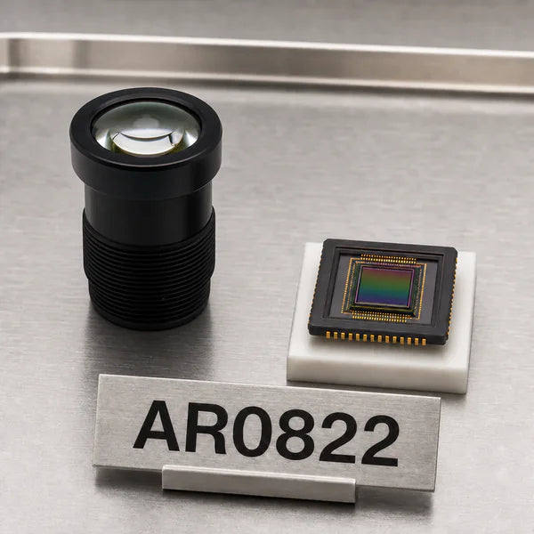 AR0822 image sensor with a recommended Commonlands lens and calculated field of view