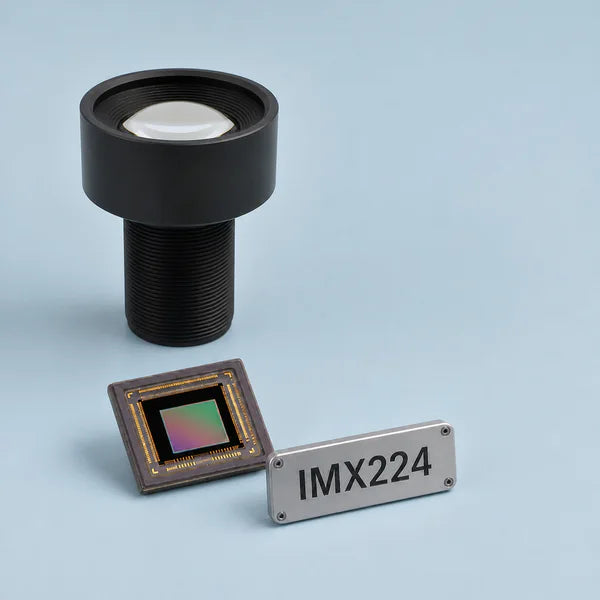 IMX224 image sensor with a recommended Commonlands lens and calculated field of view