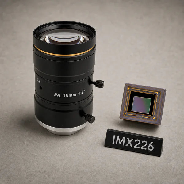 IMX226 image sensor with a recommended Commonlands lens and calculated field of view