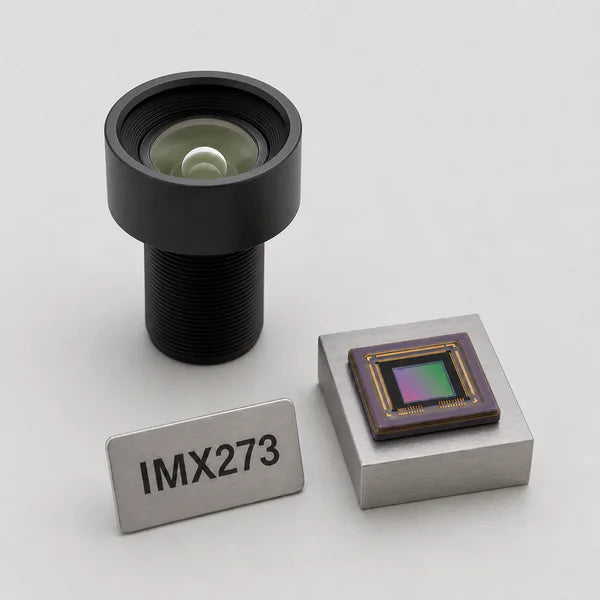 IMX273 image sensor with a recommended Commonlands lens and calculated field of view