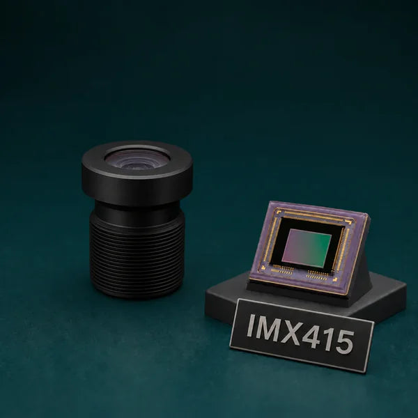 IMX415 image sensor with a recommended Commonlands lens and calculated field of view