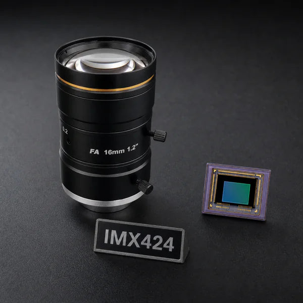 IMX424 image sensor with a recommended Commonlands lens and calculated field of view