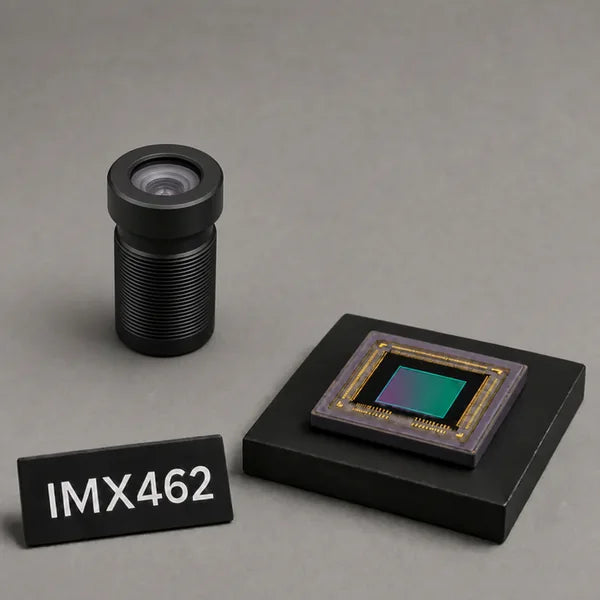 IMX462 image sensor with a recommended Commonlands lens and calculated field of view