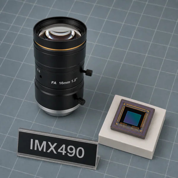 IMX490 image sensor with a recommended Commonlands lens and calculated field of view
