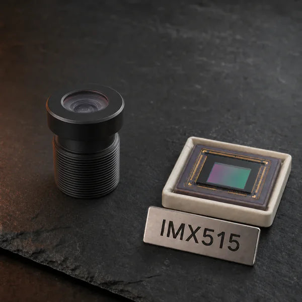 IMX515 image sensor with a recommended Commonlands lens and calculated field of view