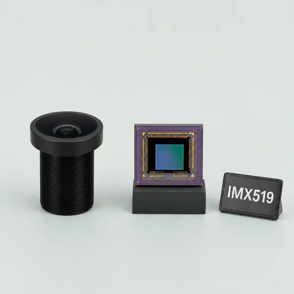 IMX519 image sensor with a recommended Commonlands lens and calculated field of view