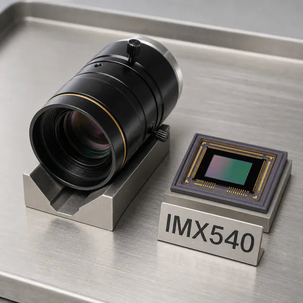 IMX540 image sensor with a recommended Commonlands lens and calculated field of view