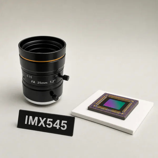 IMX545 image sensor with a recommended Commonlands lens and calculated field of view