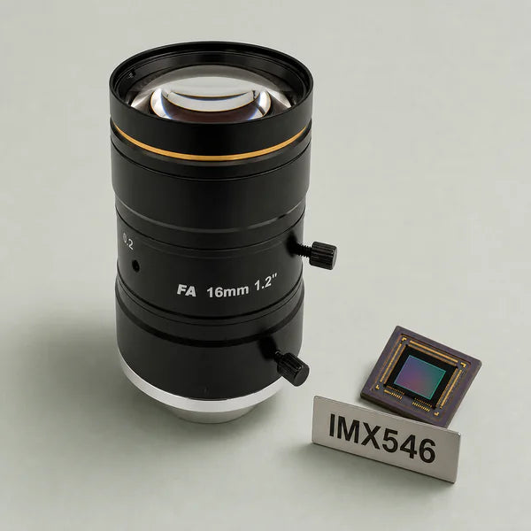 IMX546 image sensor with a recommended Commonlands lens and calculated field of view