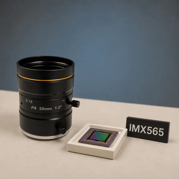 IMX565 image sensor with a recommended Commonlands lens and calculated field of view
