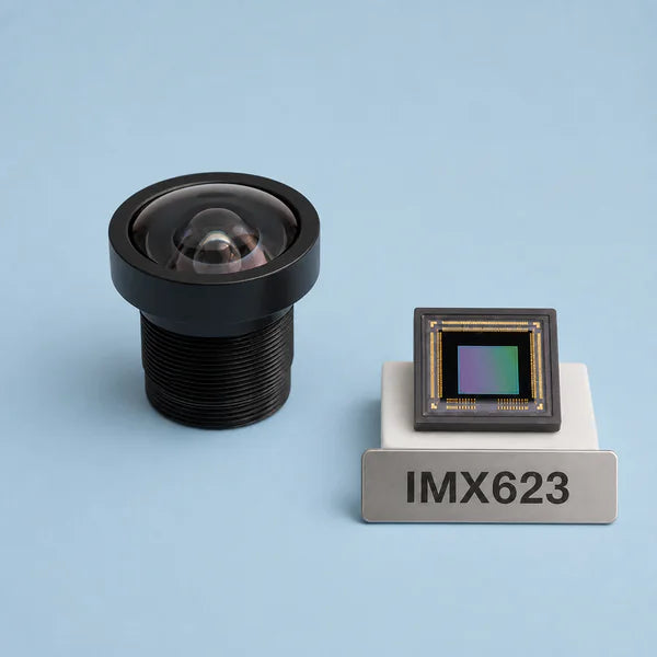 IMX623 image sensor with a recommended Commonlands lens and calculated field of view