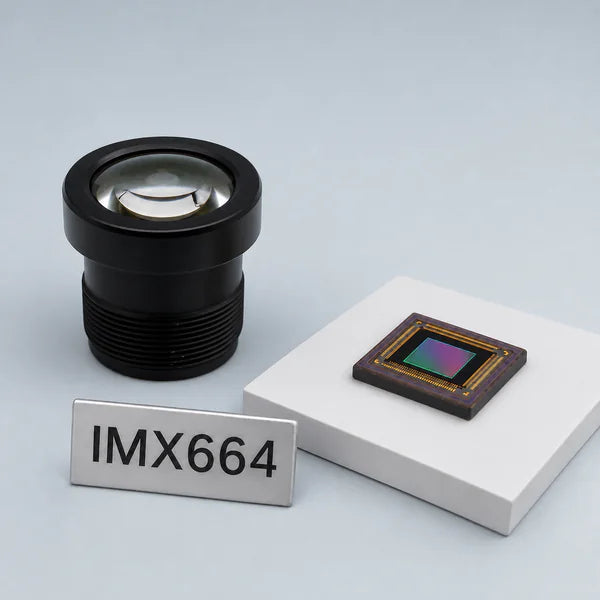 IMX664 image sensor with a recommended Commonlands lens and calculated field of view