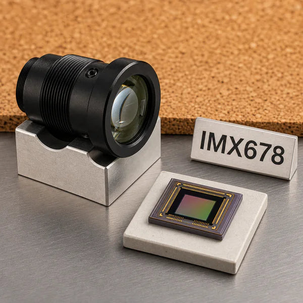 IMX678 image sensor with a recommended Commonlands lens and calculated field of view