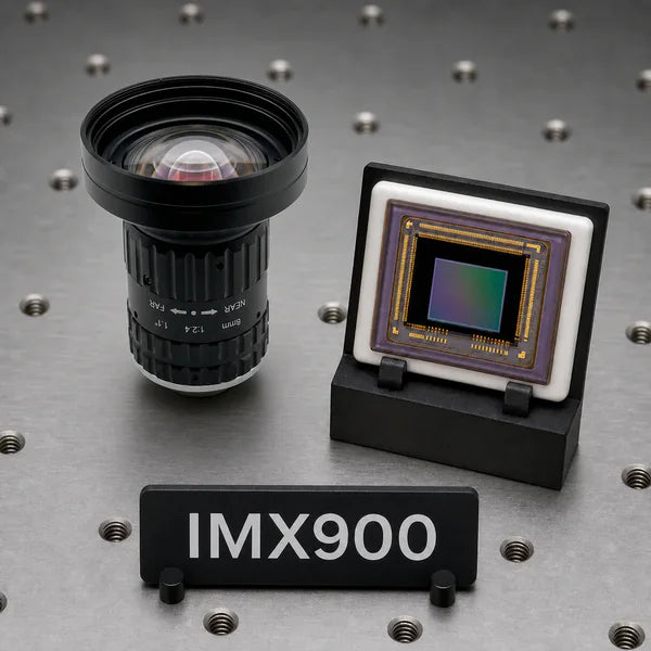 IMX900 image sensor with a recommended Commonlands lens and calculated field of view