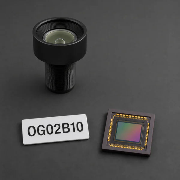 OG02B10 image sensor with a recommended Commonlands lens and calculated field of view