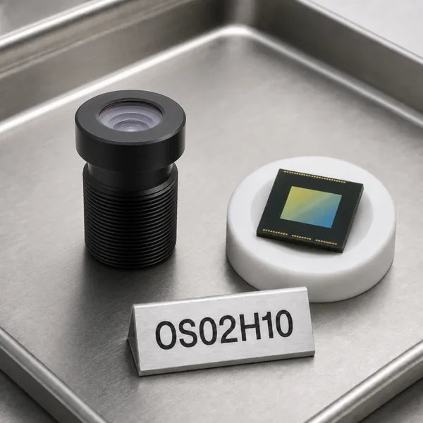 OS02H10 image sensor with a recommended Commonlands lens and calculated field of view