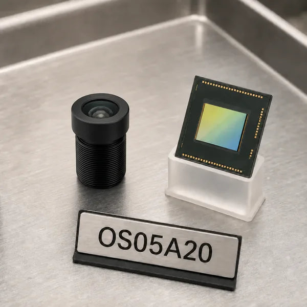 OS05A20 image sensor with a recommended Commonlands lens and calculated field of view