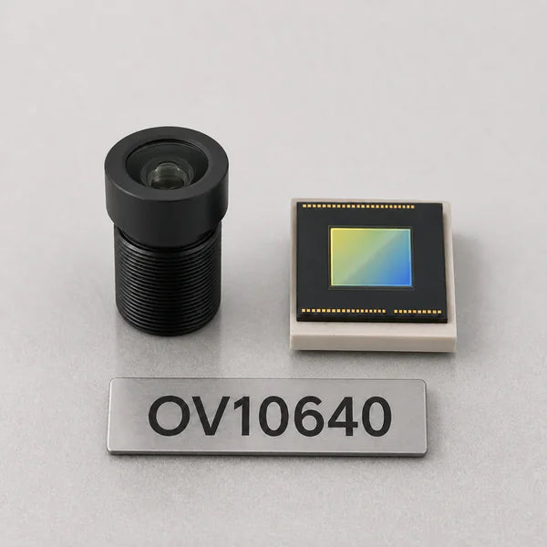 OV10640 image sensor with a recommended Commonlands lens and calculated field of view