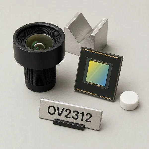 OV2312 image sensor with a recommended Commonlands lens and calculated field of view
