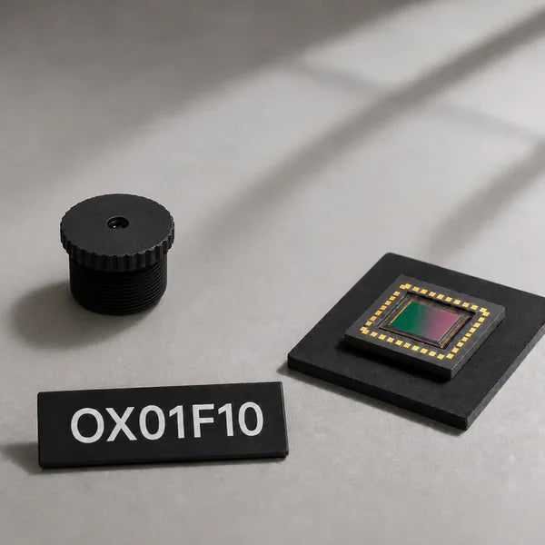 OX01F10 image sensor with a recommended Commonlands lens and calculated field of view
