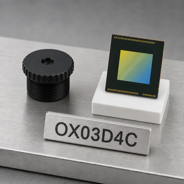 OX03D4C image sensor with a recommended Commonlands lens and calculated field of view