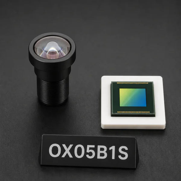 OX05B1S image sensor with a recommended Commonlands lens and calculated field of view