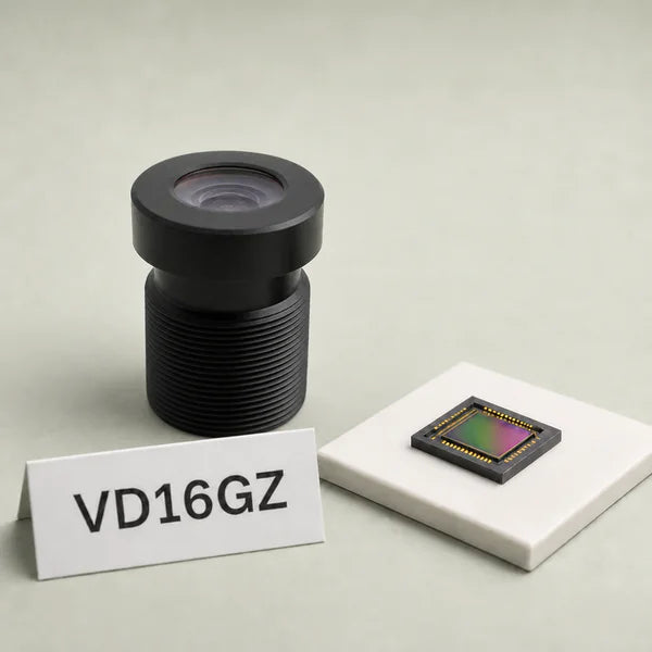 VD16GZ image sensor with a recommended Commonlands lens and calculated field of view