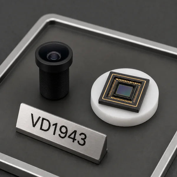VD1943 image sensor with a recommended Commonlands lens and calculated field of view